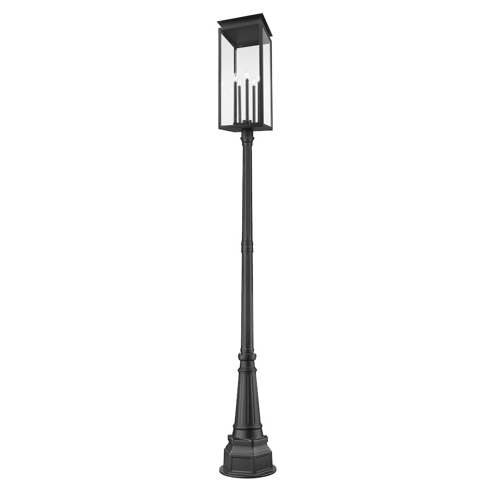 Z-Lite 5 Light Outdoor Post Mounted Fixture. Picture 3