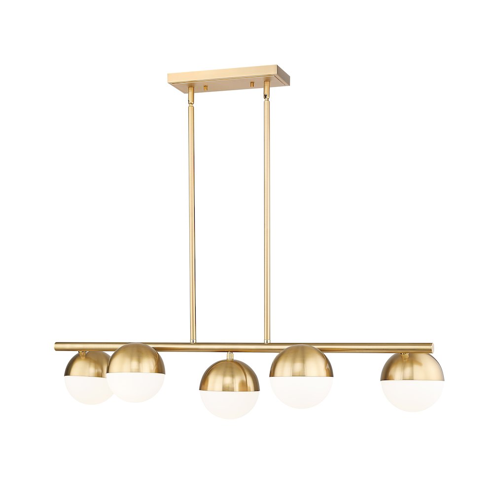 Z-Lite 5 Light Linear Chandelier. Picture 1