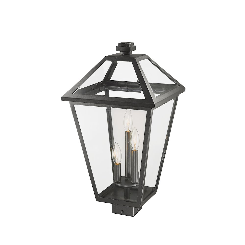 Z-Lite 3 Light Outdoor Post Mount Fixture. Picture 3