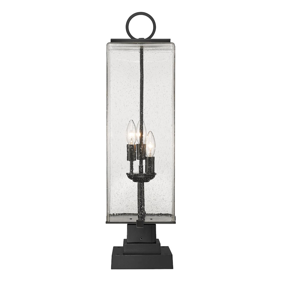 Z-Lite 3 Light Outdoor Pier Mounted Fixture. Picture 3