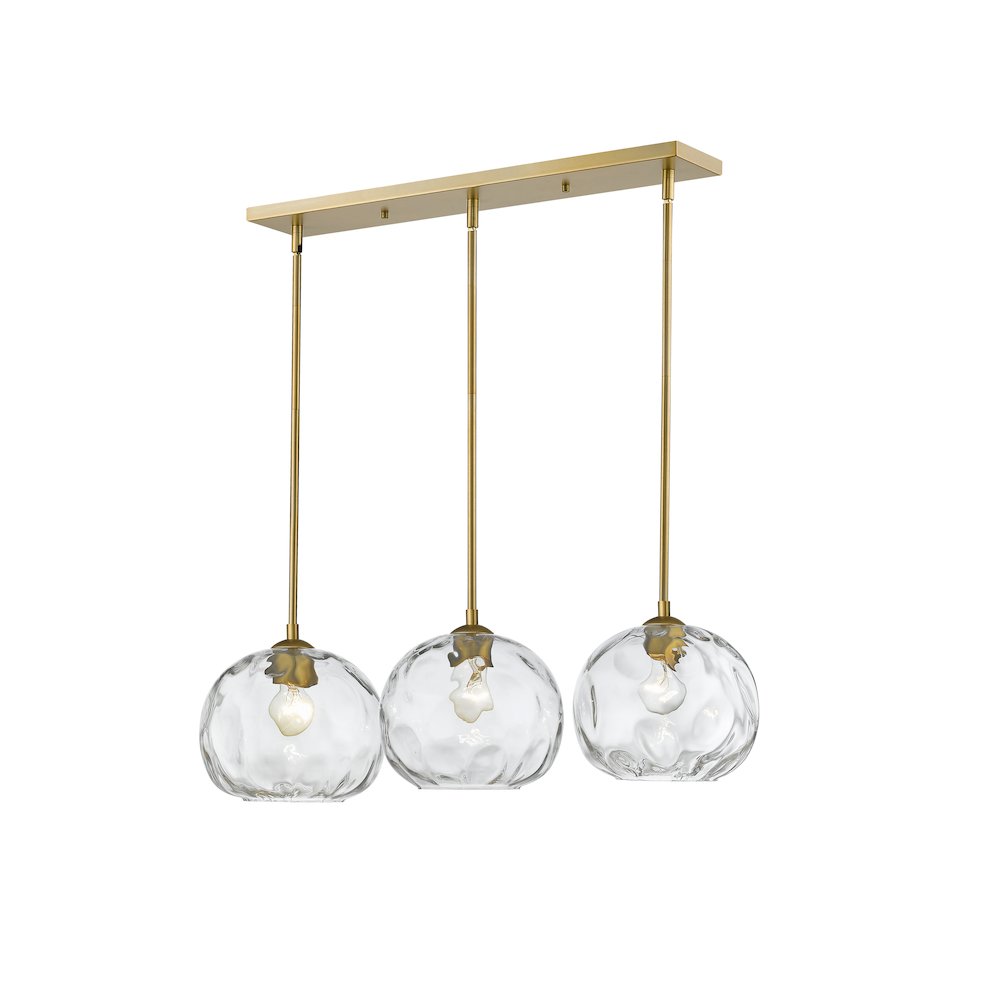 Z-Lite 3 Light Linear Chandelier. Picture 3