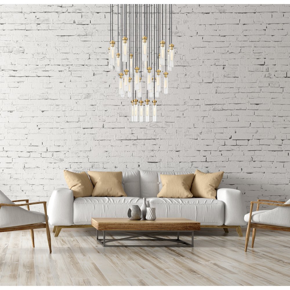 Z-Lite 27 Light Chandelier. Picture 7