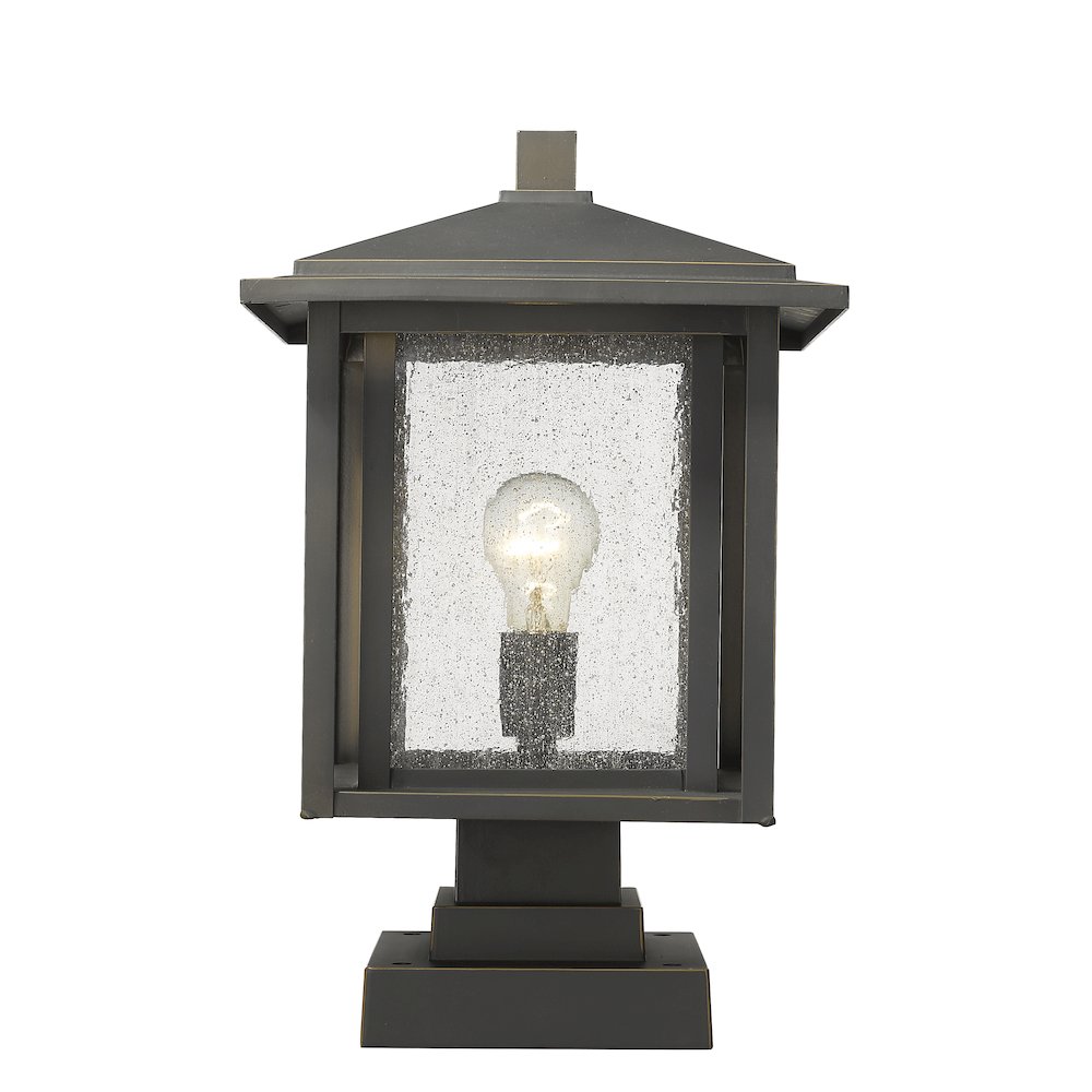 Z-Lite 1 Light Outdoor Pier Mounted Fixture. Picture 2