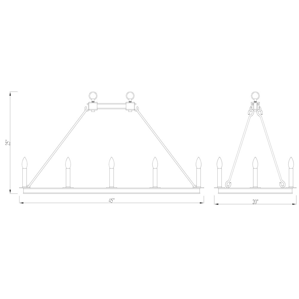 Z-Lite 12 Light Linear Chandelier. Picture 8