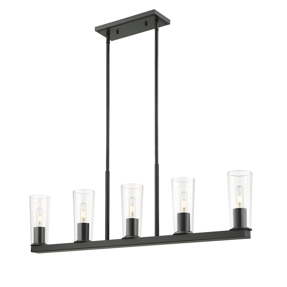 Z-Lite 5 Light Linear Chandelier. Picture 2