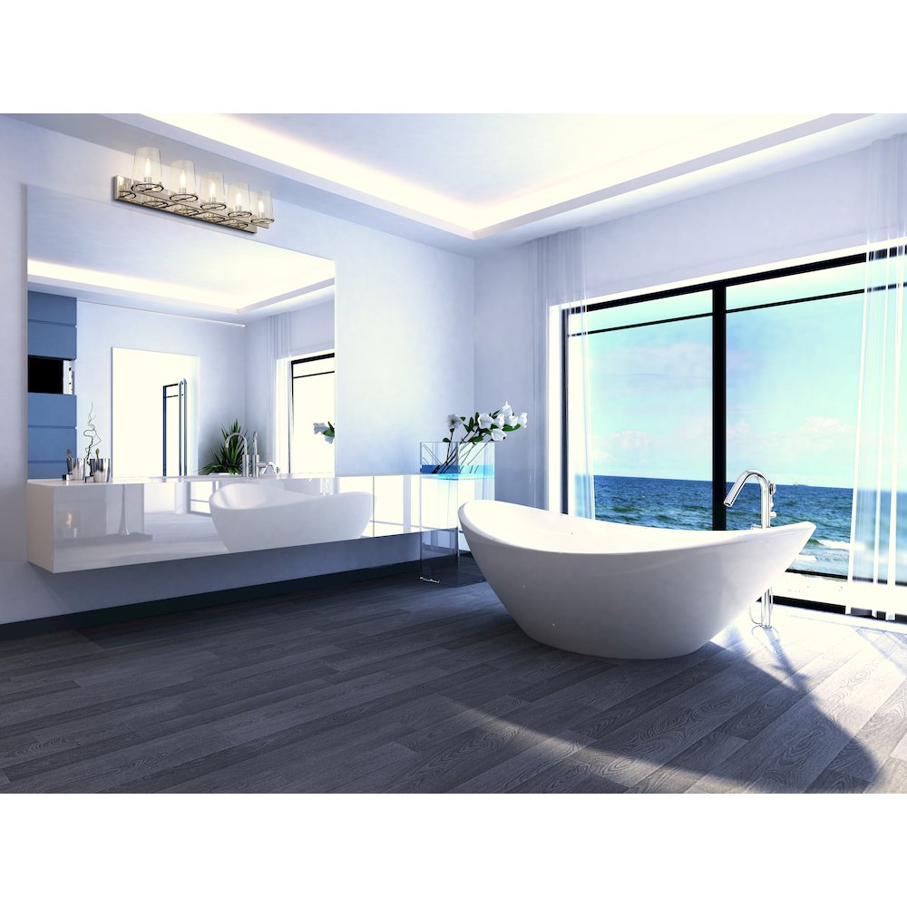 Z-Lite 5 Light Vanity. Picture 7