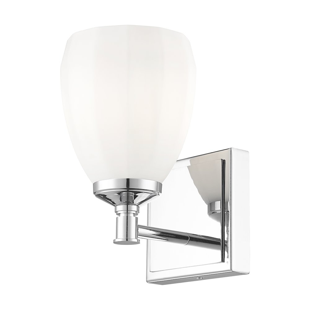 Z-Lite Oren 1 Light Vanity in Chrome  color, Steel frame. Picture 3