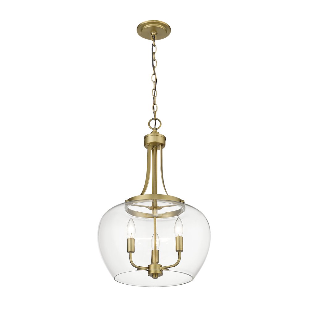 Z-Lite 3 Light Pendant. Picture 3