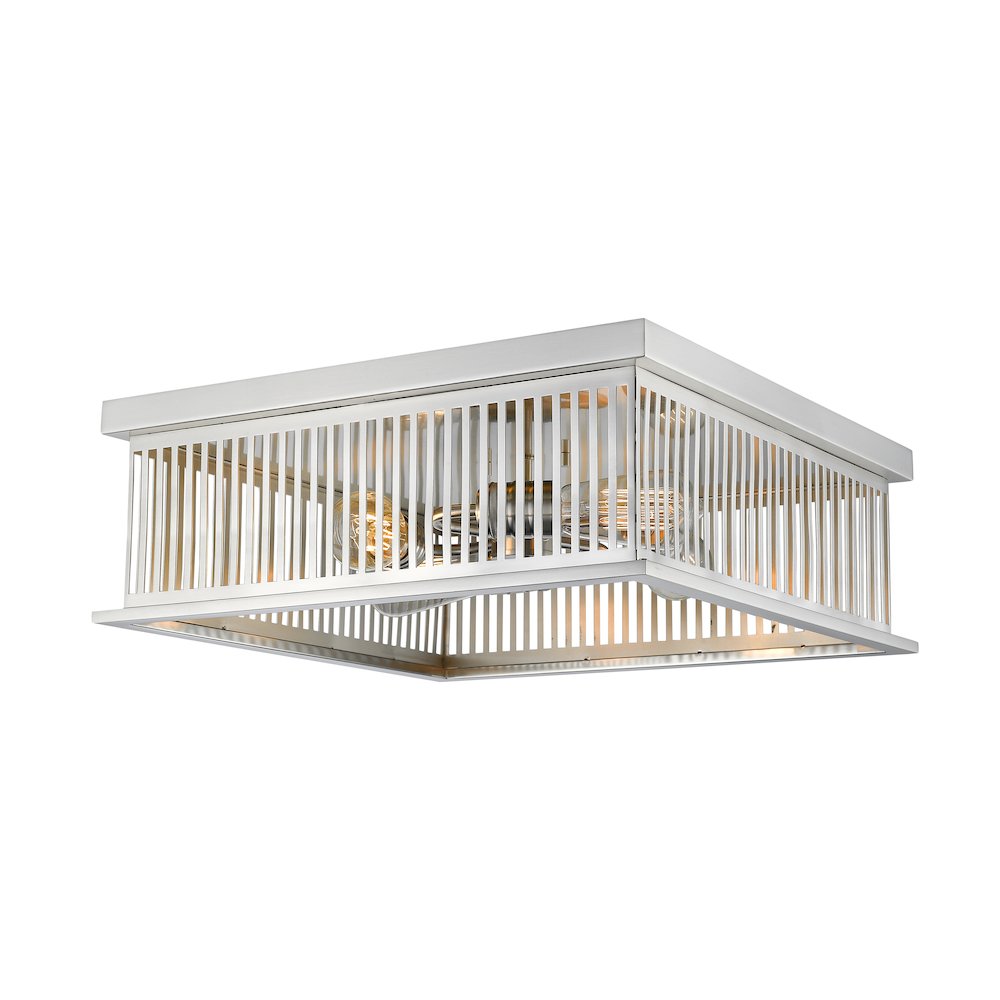 Z-Lite 4 Light Flush Mount. Picture 1