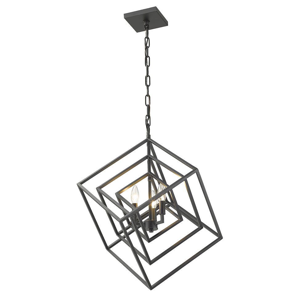 Z-Lite 3 Light Chandelier. Picture 2