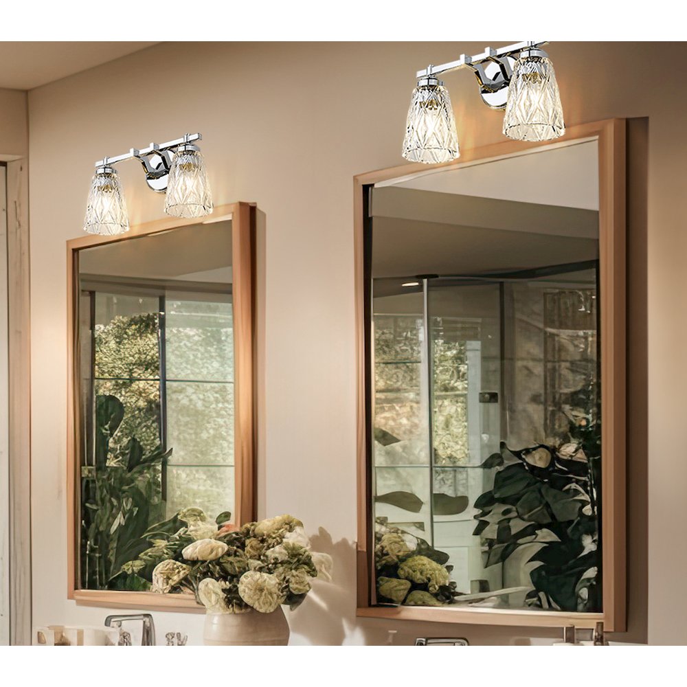 Z-Lite 2 Light Vanity, Chrome. Picture 5