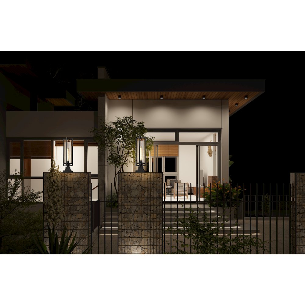 Z-Lite 1 Light Outdoor Pier Mounted Fixture. Picture 6