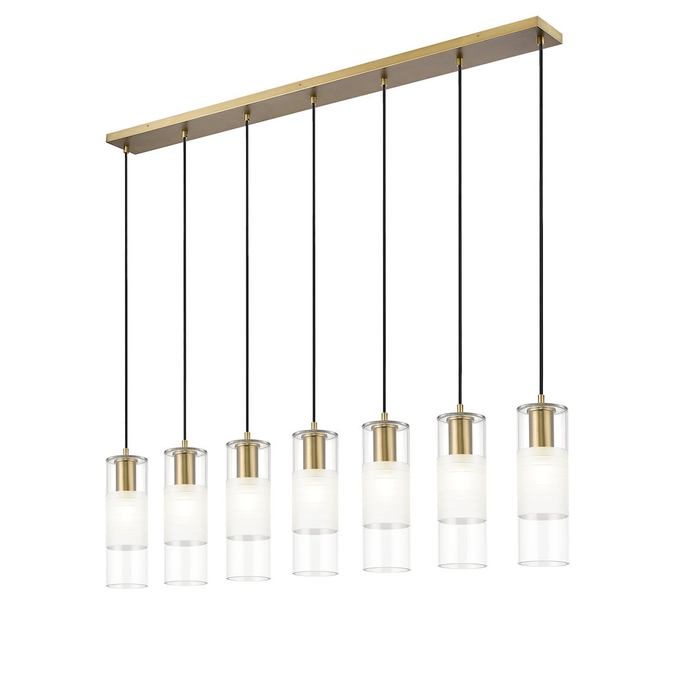 Z-Lite 7 Light Linear Chandelier. Picture 3