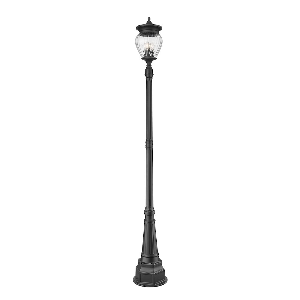 Z-Lite 4 Light Outdoor Post Mounted Fixture. Picture 1