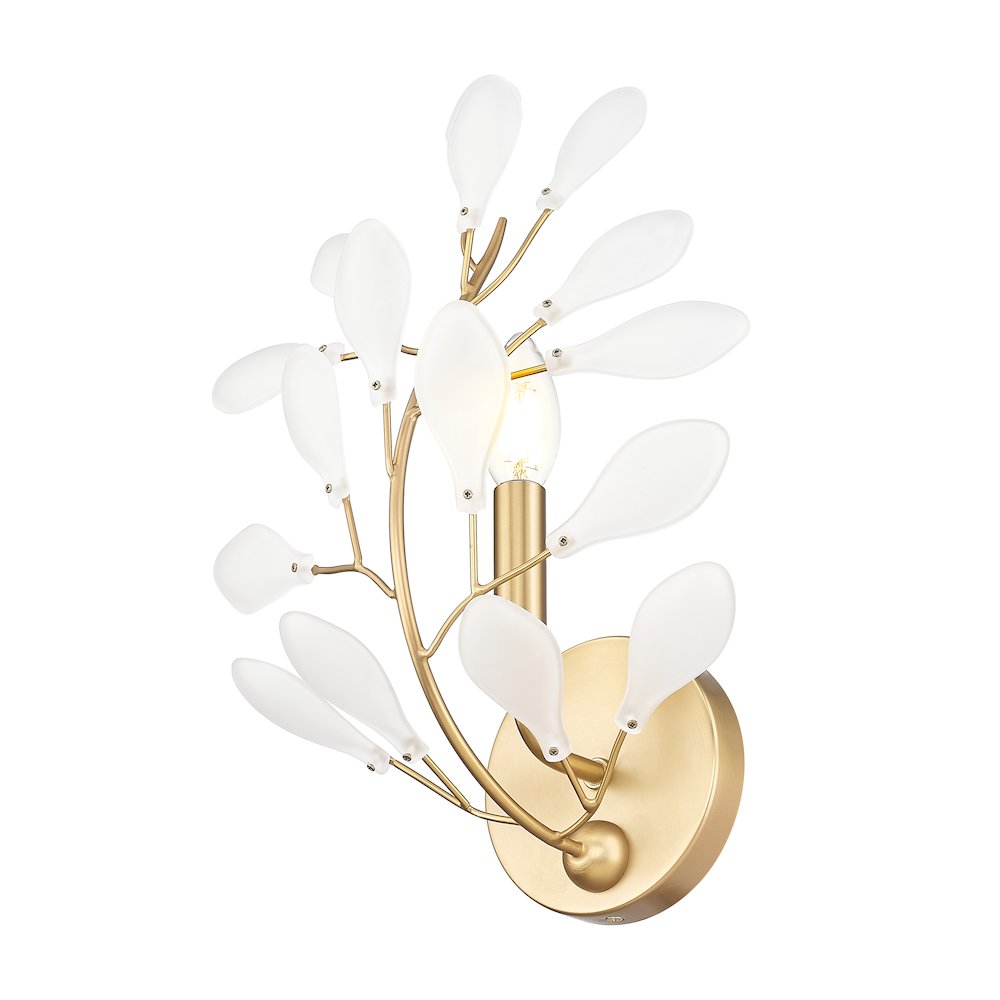 Z-Lite 1 Light Wall Sconce, Modern Gold. Picture 3