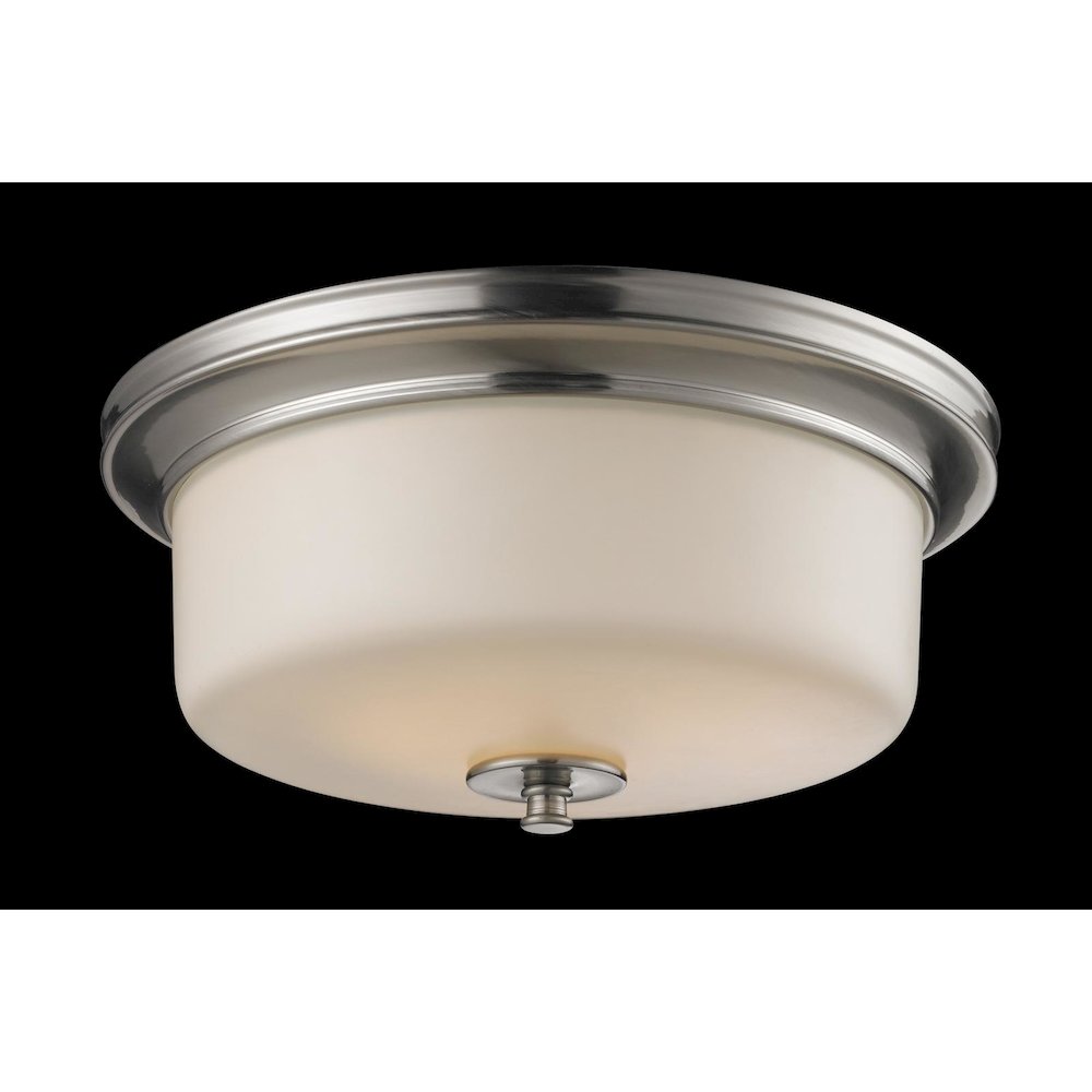 Z-Lite 3 Light Flush Mount. Picture 1