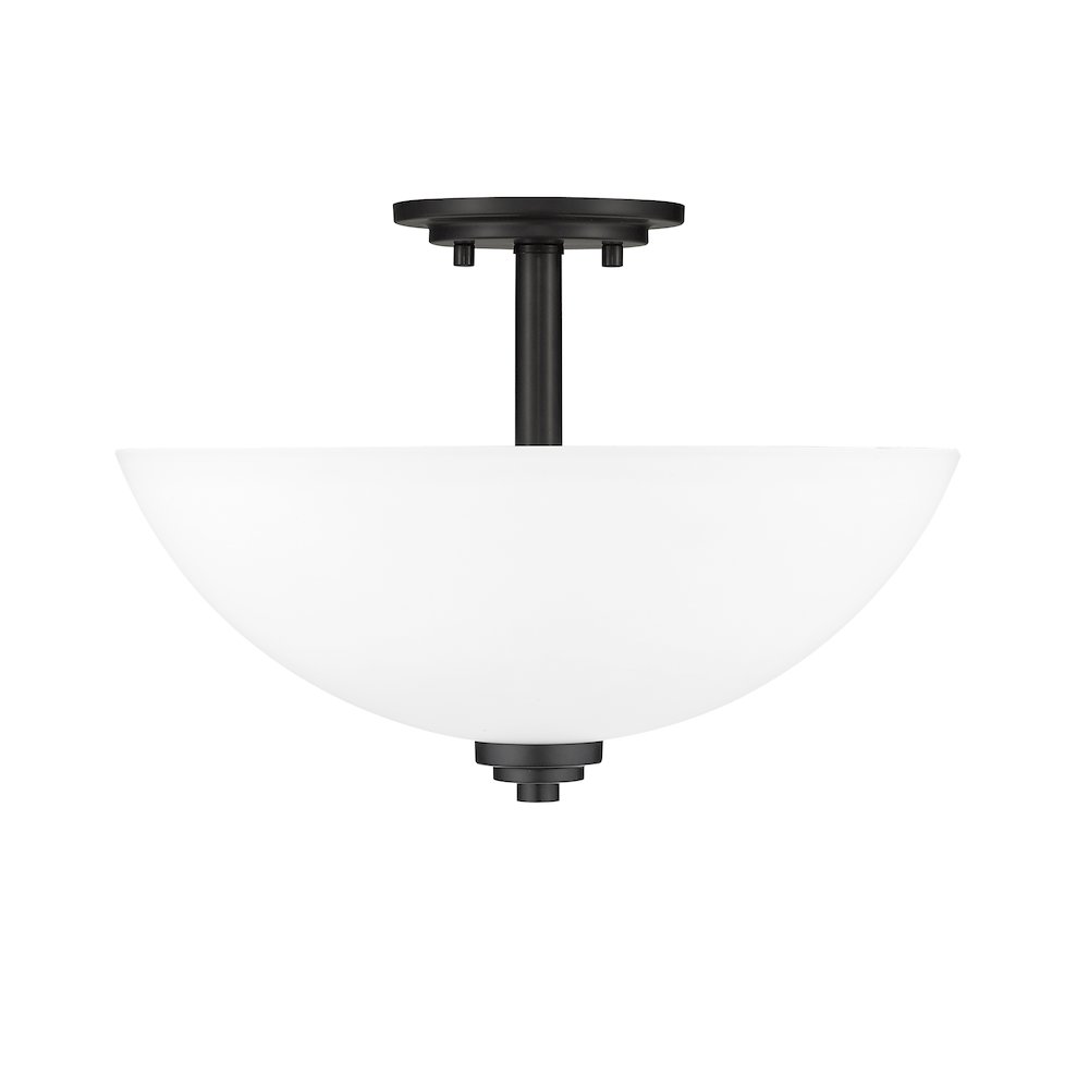 Z-Lite 3 Light Semi Flush Mount. Picture 5