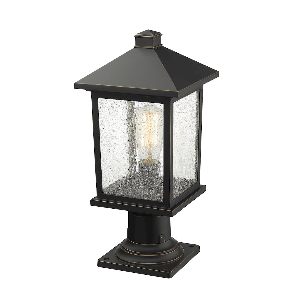Z-Lite 1 Light Outdoor Pier Mounted Fixture. Picture 2