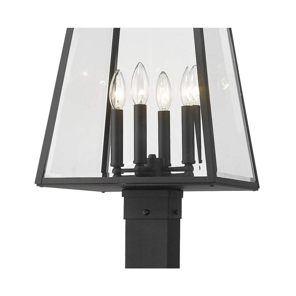 Z-Lite 4 Light Outdoor Post Mounted Fixture. Picture 4