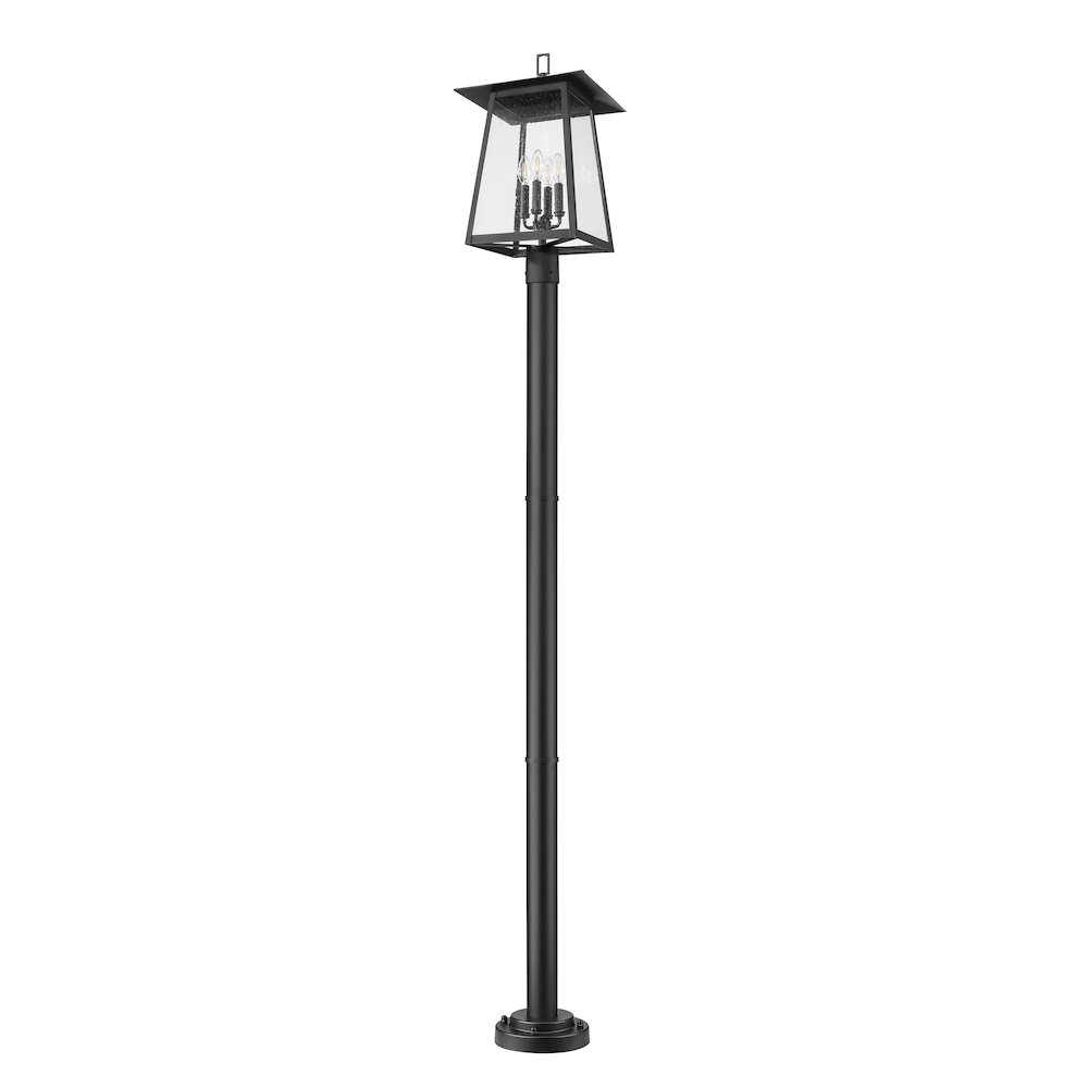 Z-Lite 4 Light Outdoor Post Mounted Fixture. Picture 5