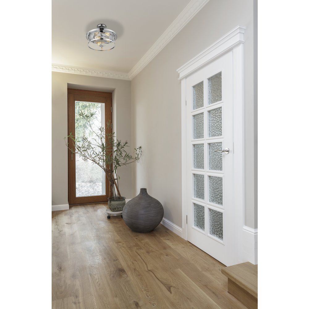 Z-Lite 3 Light Semi Flush Mount. Picture 6