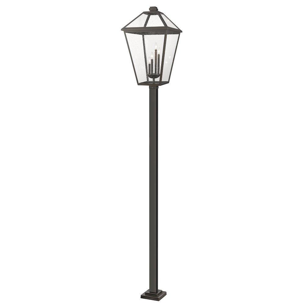 Z-Lite 4 Light Outdoor Post Mounted Fixture. Picture 1