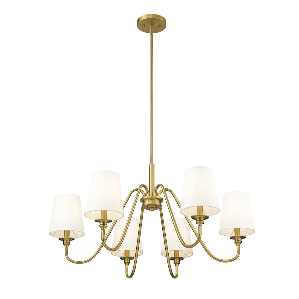 Z-Lite 6 Light Chandelier. Picture 3