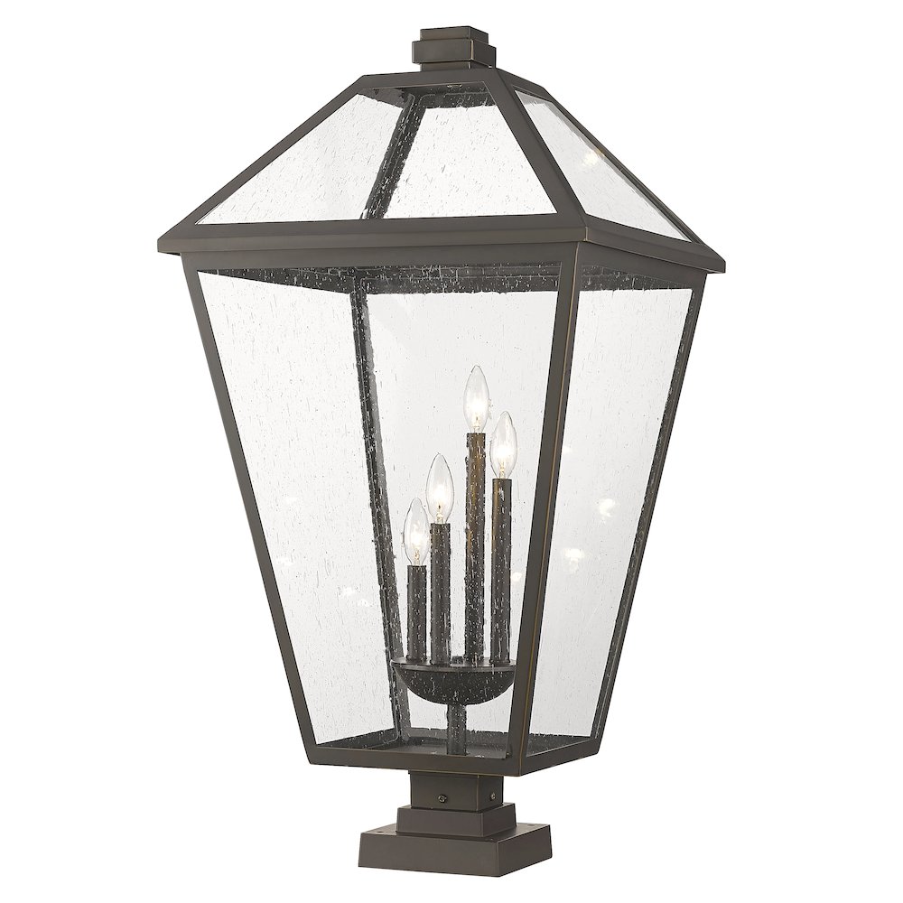 Z-Lite 4 Light Outdoor Pier Mounted Fixture. Picture 1