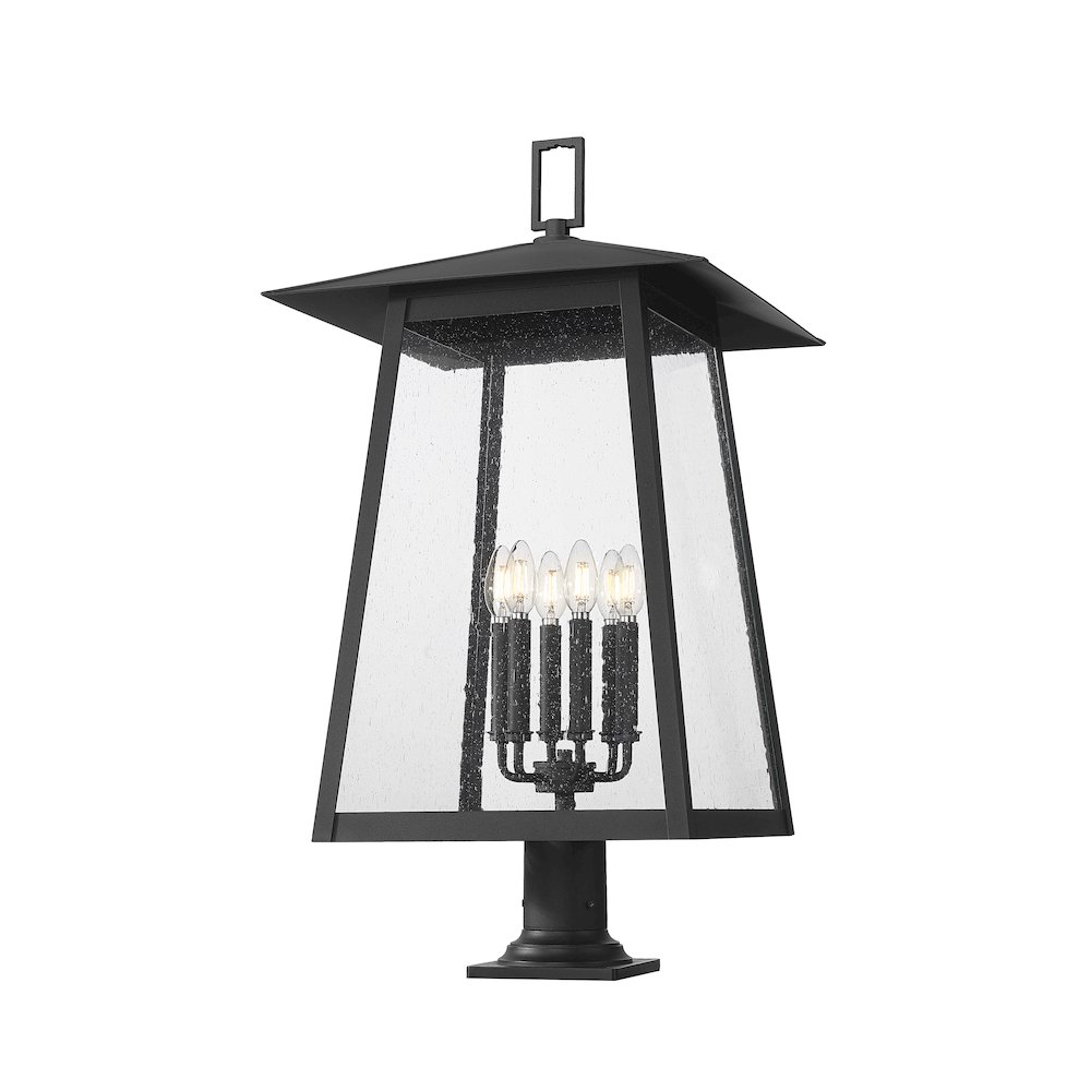 Z-Lite 6 Light Outdoor Pier Mounted Fixture. Picture 2