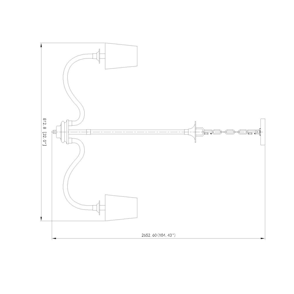 Z-Lite 6 Light Chandelier. Picture 8