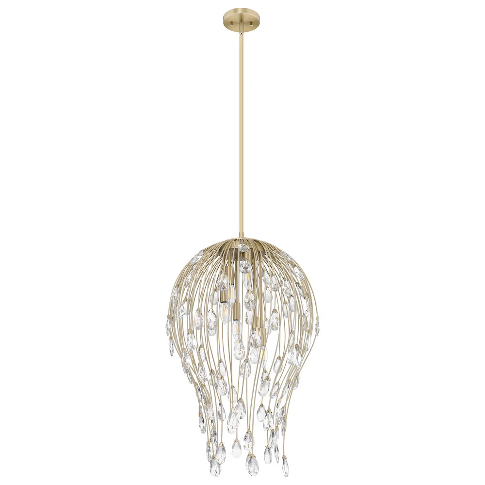 Z-Lite 6 Light Pendant, Modern Gold. Picture 7