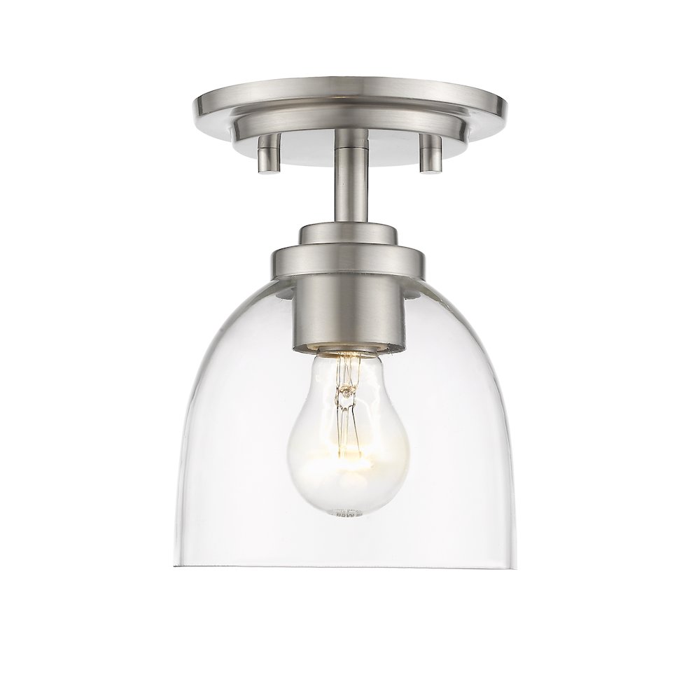 Z-Lite 1 Light Flush Mount. Picture 1