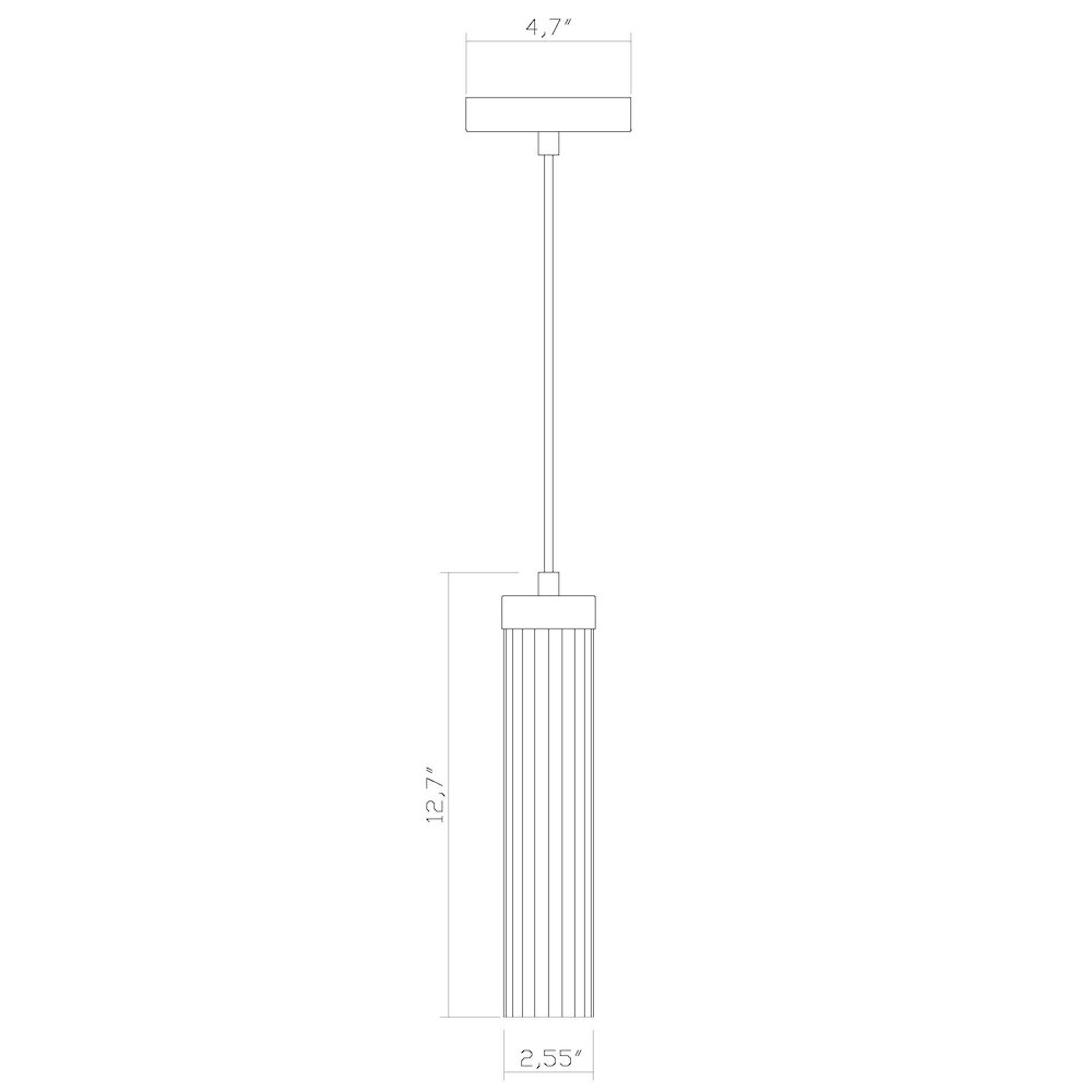 Z-Lite 1 Light Pendant. Picture 8
