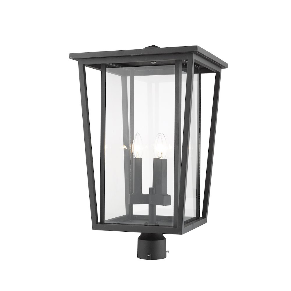 Z-Lite 3 Light Outdoor Post Mount Fixture. Picture 2