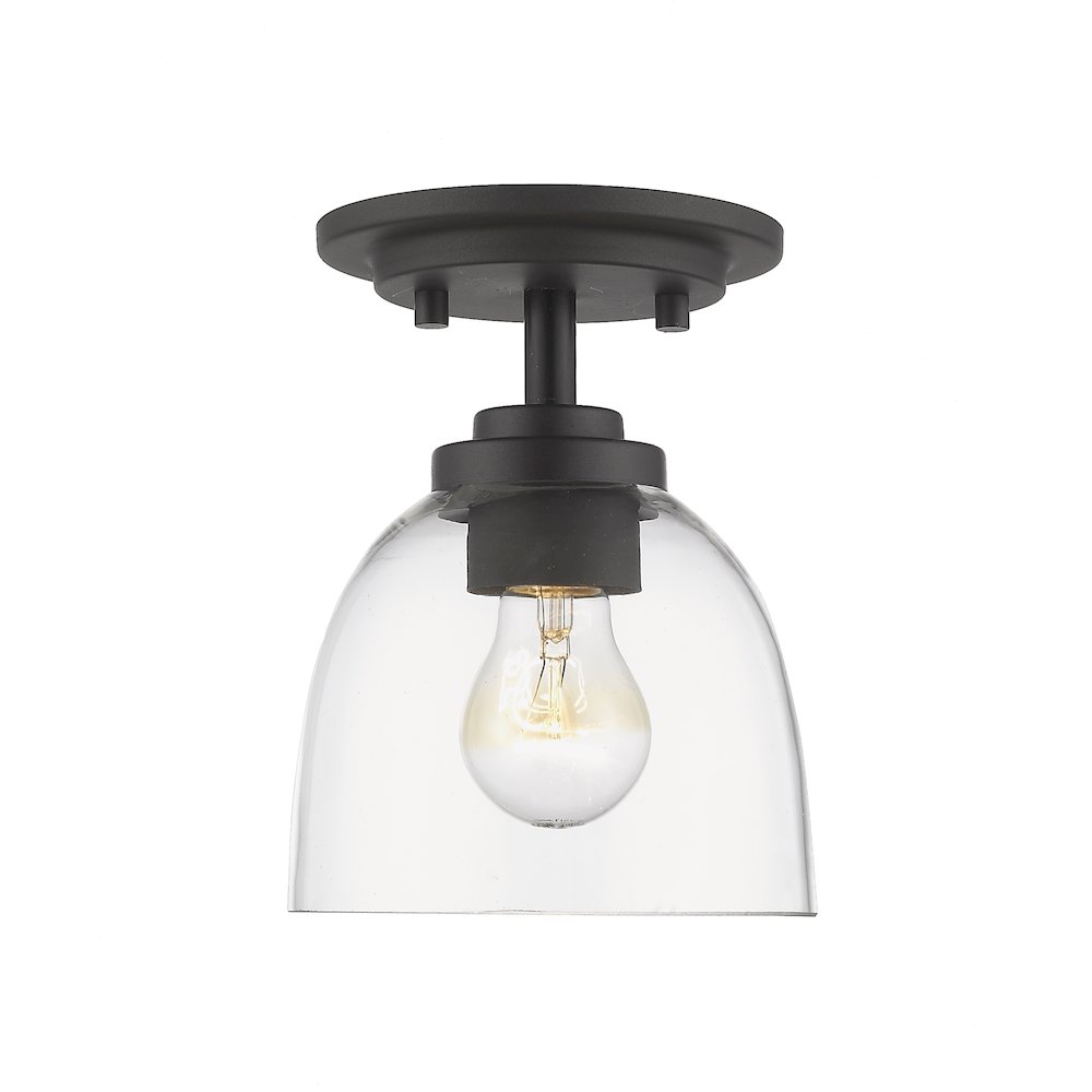 Z-Lite 1 Light Flush Mount. Picture 1