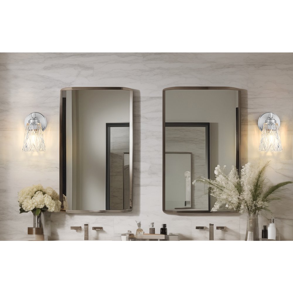 Z-Lite 1 Light Wall Sconce, Brushed Nickel. Picture 5
