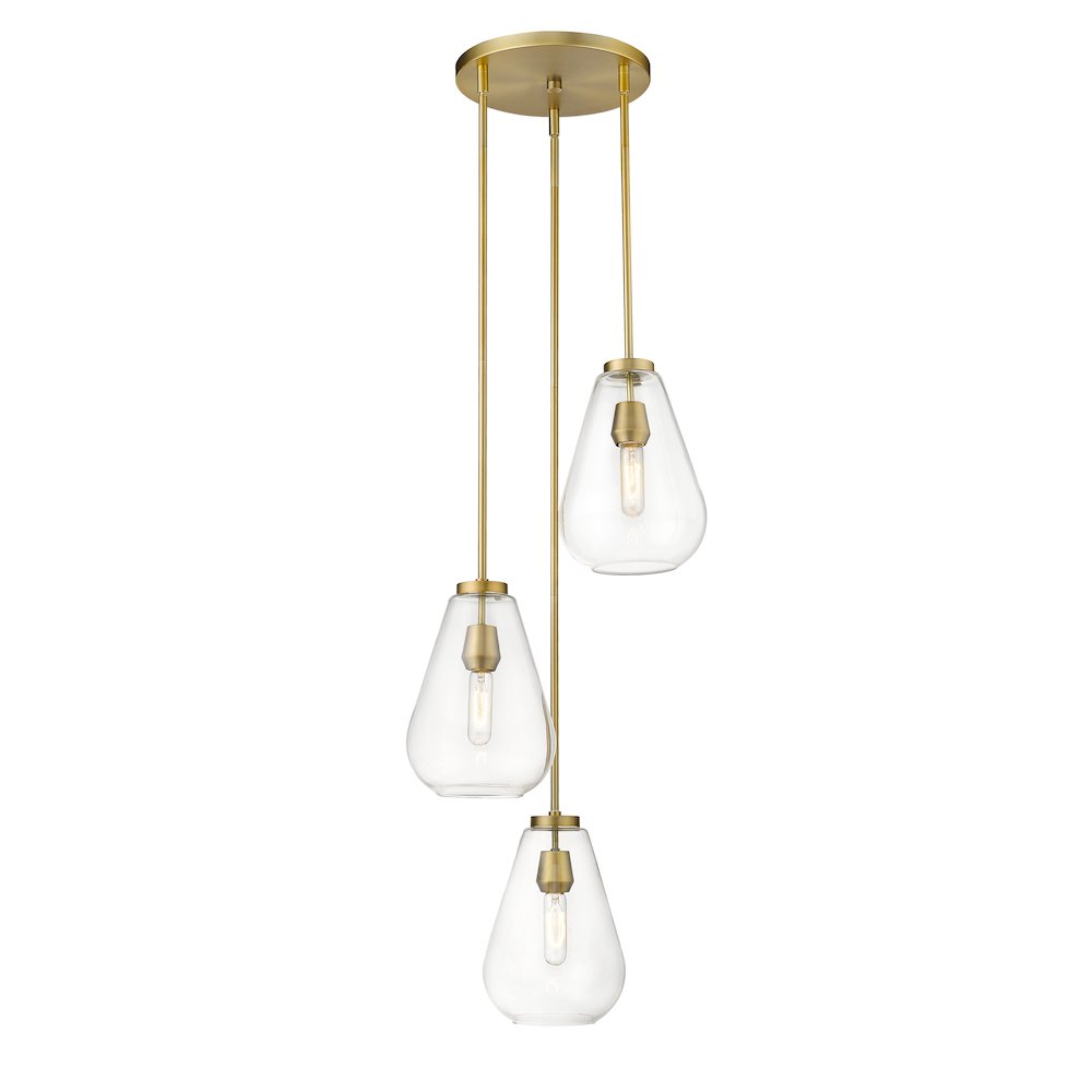 Z-Lite 3 Light Chandelier. Picture 2