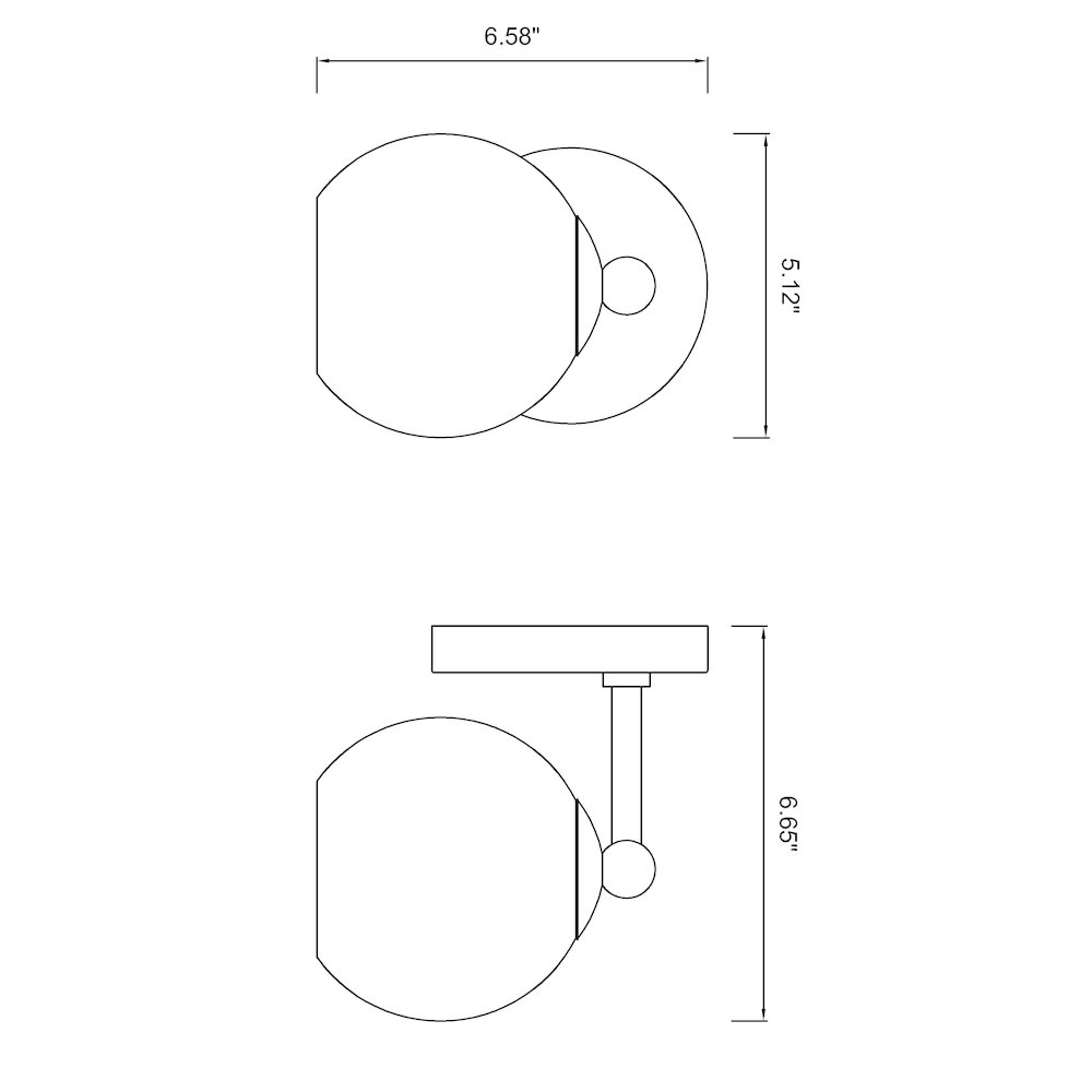 Z-Lite 1 Light Wall Sconce. Picture 8