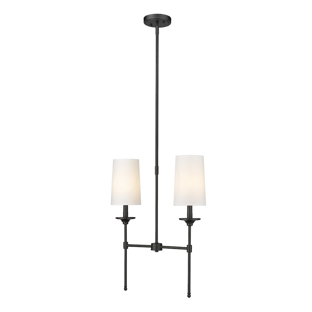 Z-Lite 2 Light Linear Chandelier. Picture 1