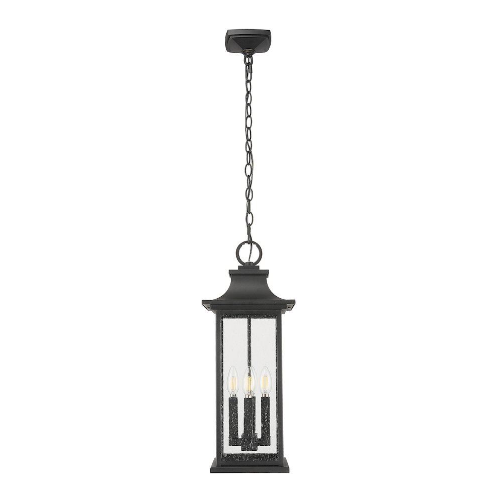 Z-Lite 4 Light Outdoor Chain Mount Ceiling Fixture. Picture 3