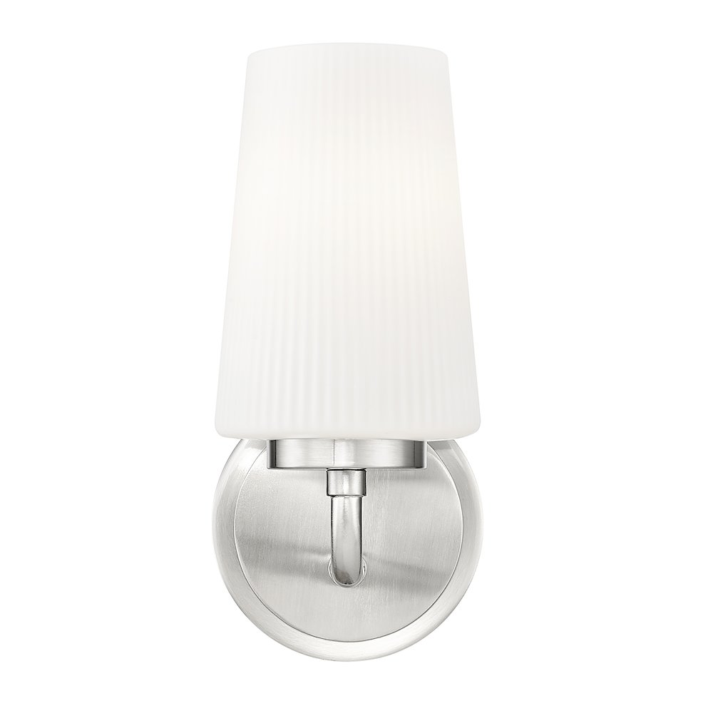 Z-Lite Montford 1 Light Wall Sconce in Brushed Nickel color, Steel frame. Picture 2