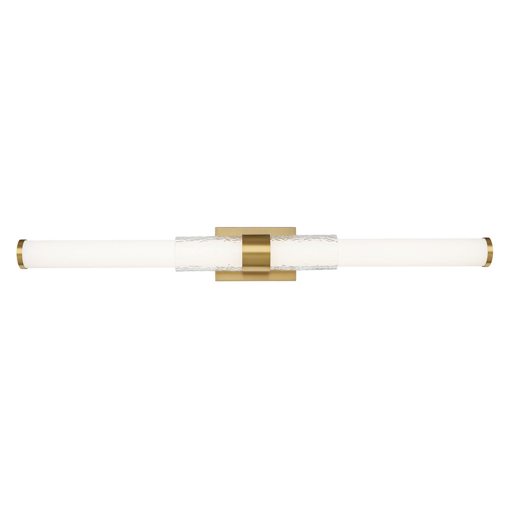 Z-Lite Egon 1 Light Vanity in Modern Gold color, Steel frame. Picture 3