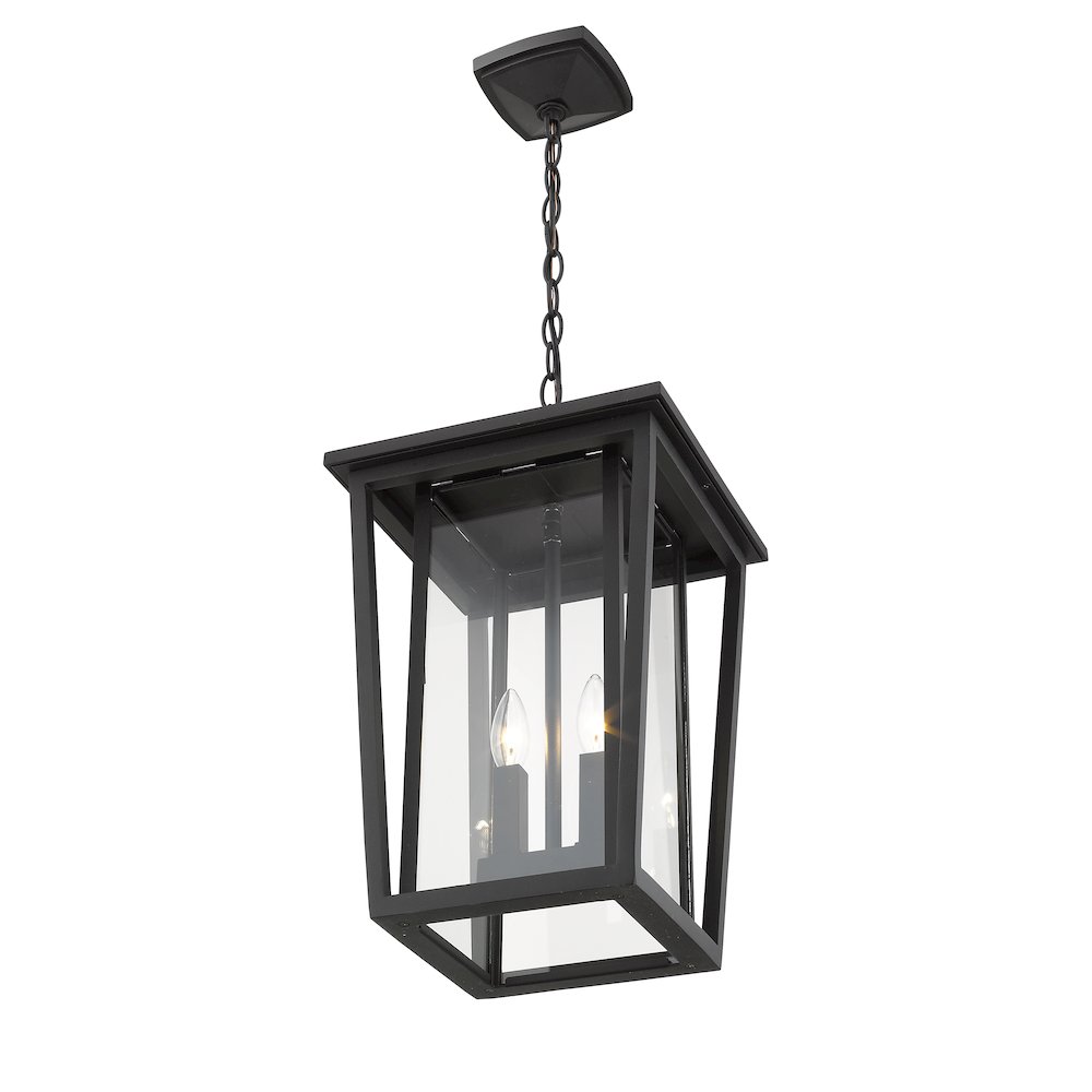 Z-Lite 2 Light Outdoor Chain Mount Ceiling Fixture. Picture 3