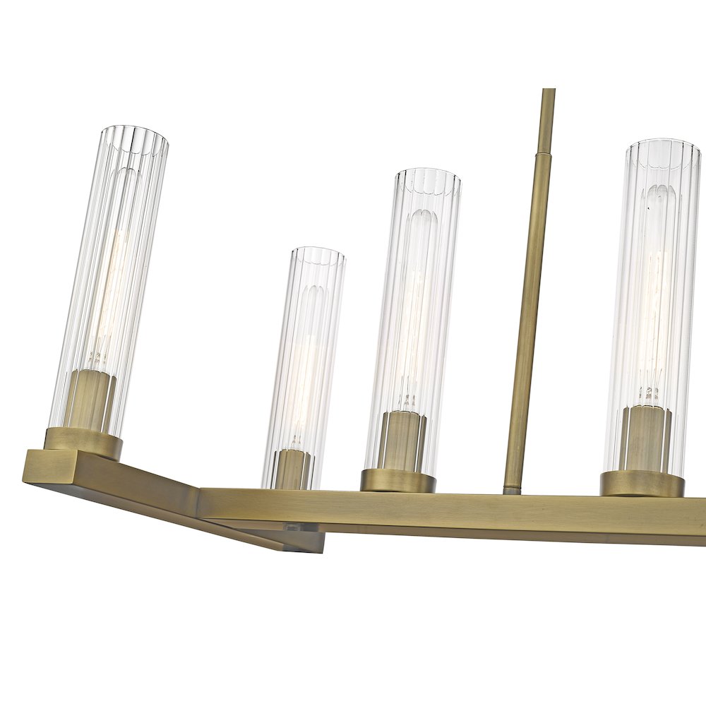 Z-Lite 9 Light Linear Chandelier. Picture 4