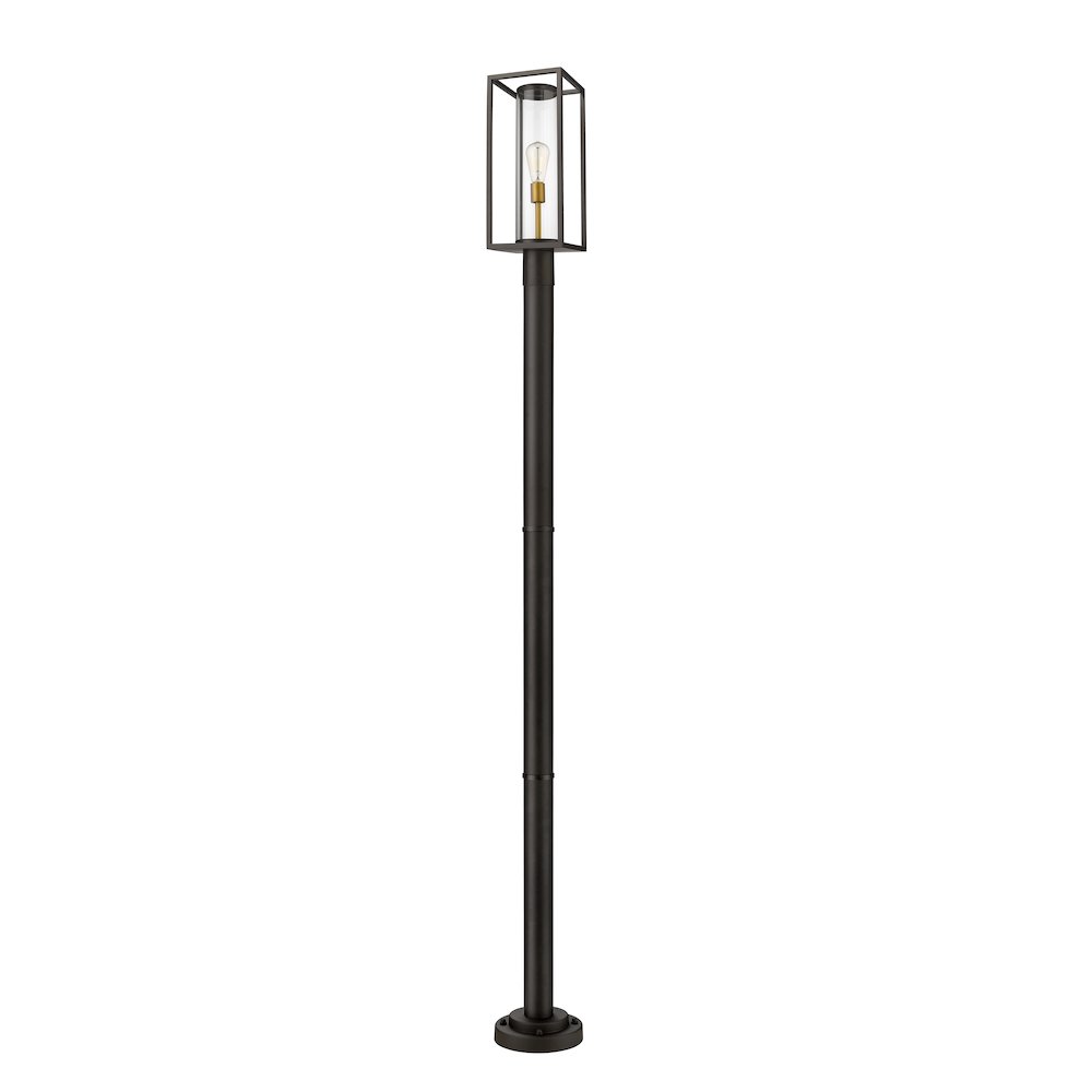 Z-Lite 1 Light Outdoor Post Mounted Fixture. Picture 3