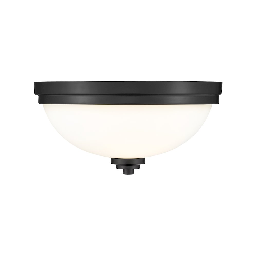 Z-Lite 3 Light Flush Mount. Picture 2