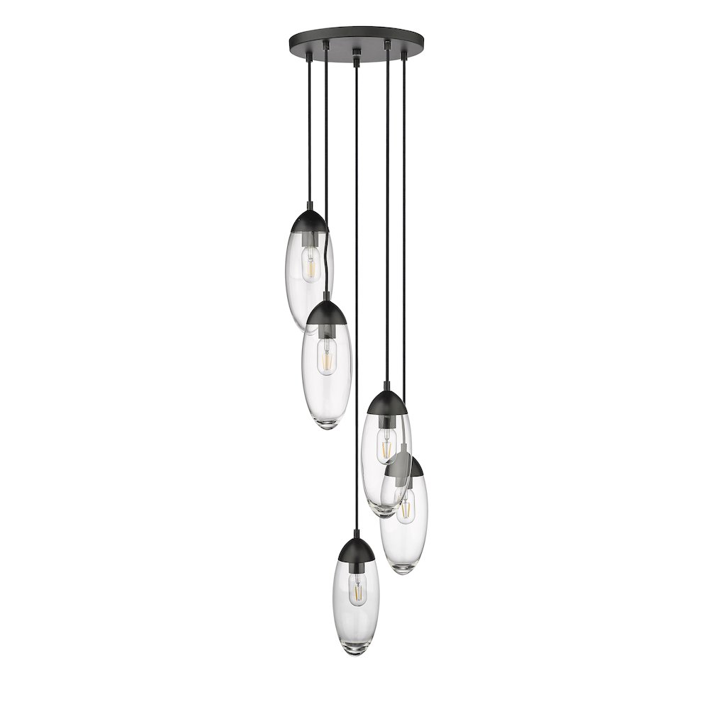 Z-Lite 5 Light Chandelier. Picture 5