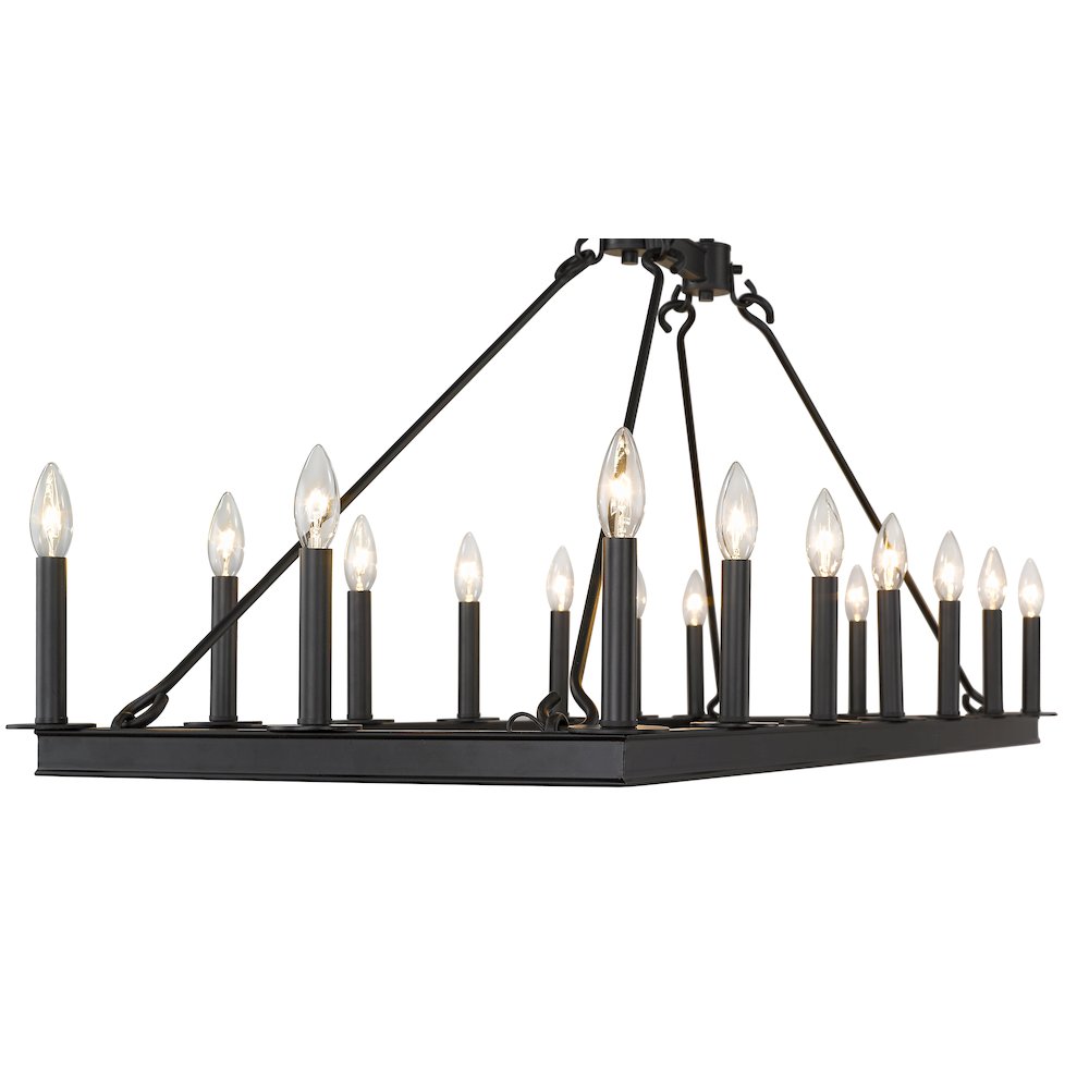 Z-Lite 16 Light Linear Chandelier. Picture 4