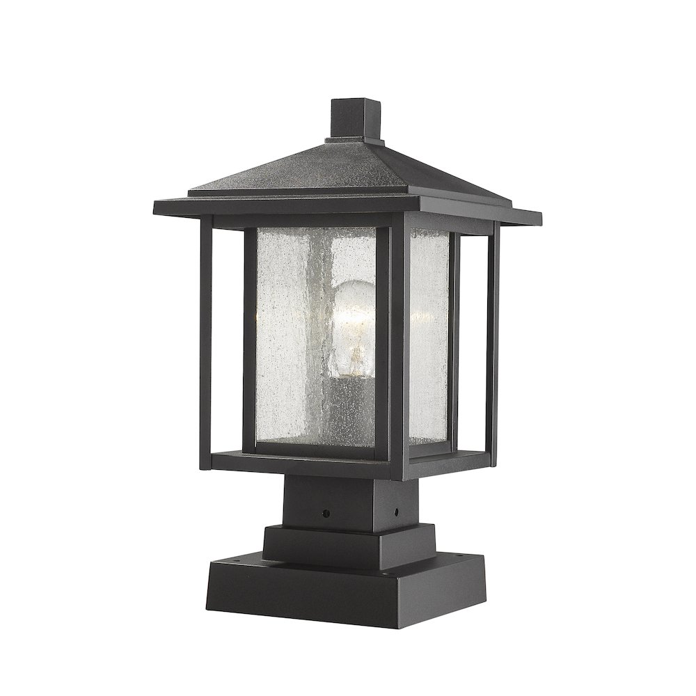 Z-Lite 1 Light Outdoor Pier Mounted Fixture. Picture 1