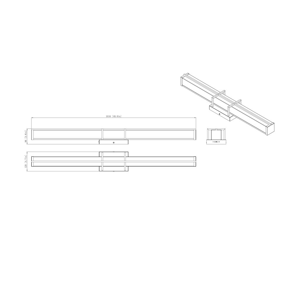 Z-Lite 1 Light Vanity. Picture 8